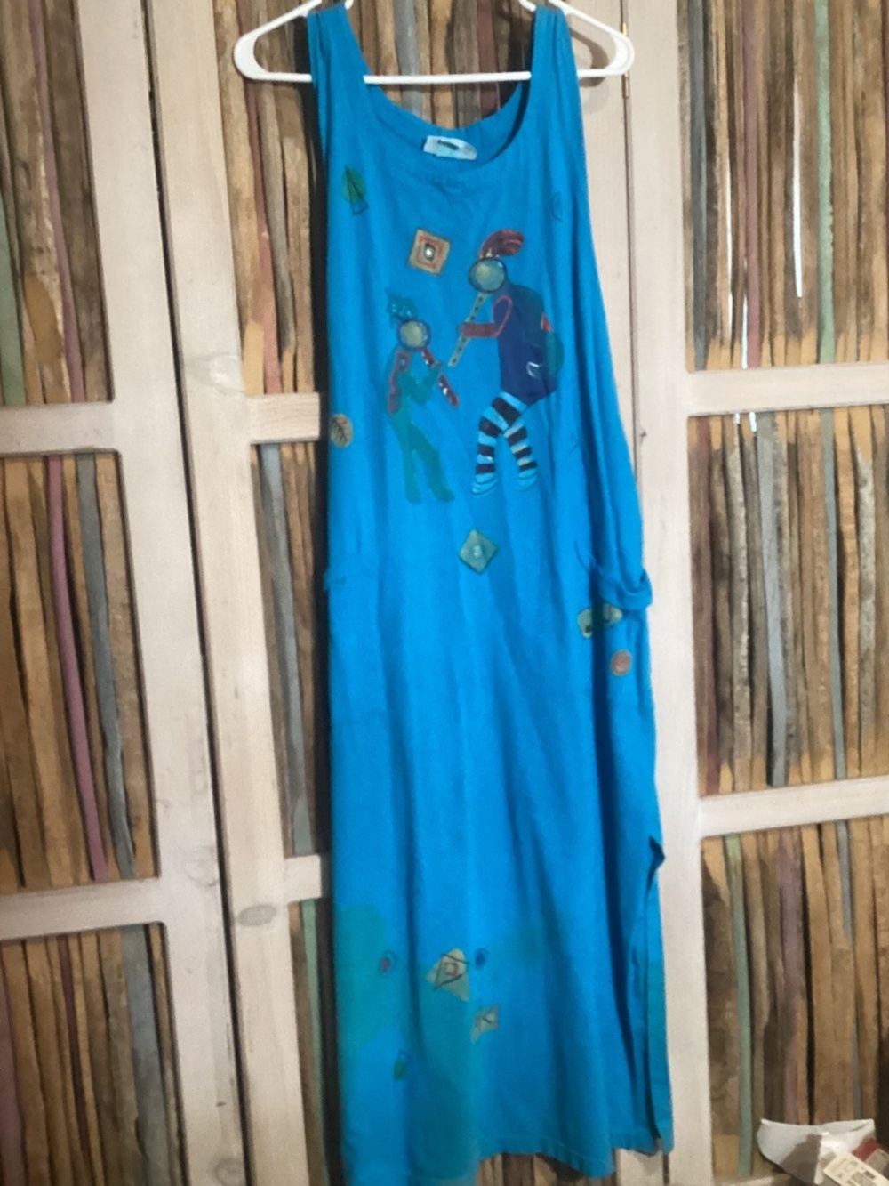 Turquoise Southwestern Jumper